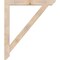 Ekena Millwork Traditional Slat Smooth Bracket, Douglas Fir, 3 1/2"W x 36"D x 42"H BKT04X36X42TRA06SDF - alternate 2